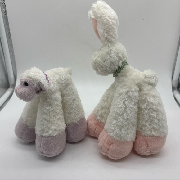 Lot 6 Bestever Funny Feet Plush Valentines Easter Christmas 3 Sizes - Picture 9 of 13